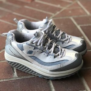 Skechers Shape Ups Womens Gray  Shoes Size 7.5